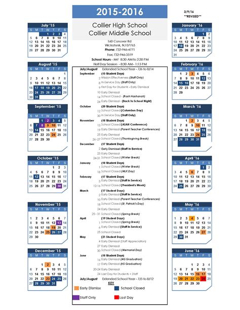 Collier County School Calendar | Qualads