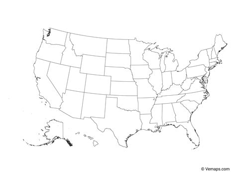 United States Map Editable – Interactive Map