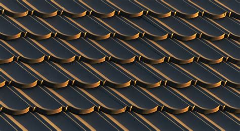 Roof Shingle Pattern Royalty-Free Stock Photo