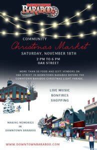 Community Christmas Market - Downtown Baraboo