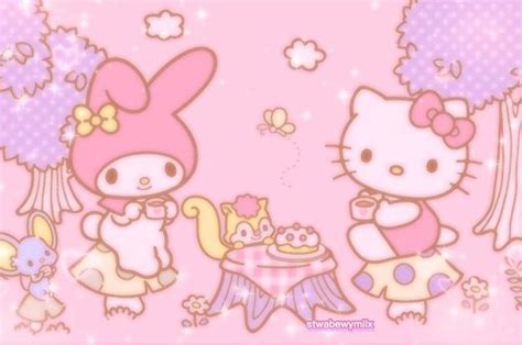 My Melody Y2K Wallpaper