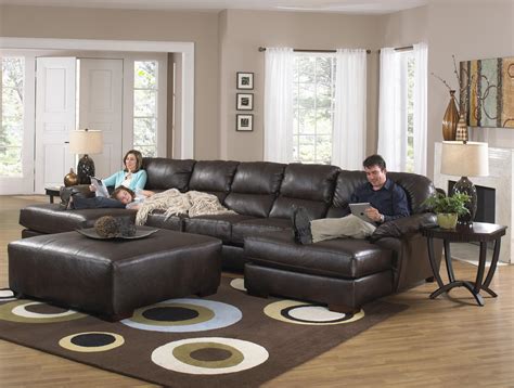 Jackson Furniture Lawson Two Chaise Sectional Sofa with Five Seats ...