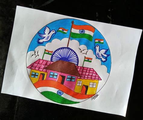 Har Ghar Tiranga | Independence day drawing, Art drawings for kids ...