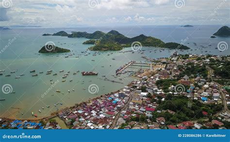 Aerial View from Labuan Bajo East Nusa Tenggara Stock Photo - Image of ...