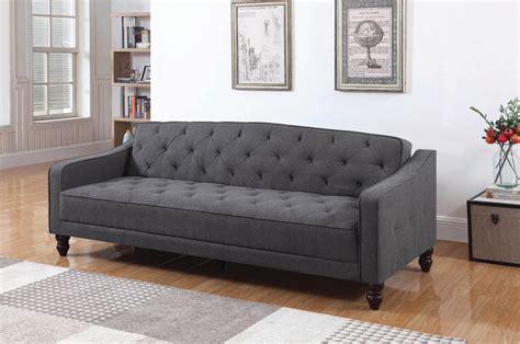 Taylor Dark Grey Woven Fabric Sofa Bed - Las Vegas Furniture Store ...