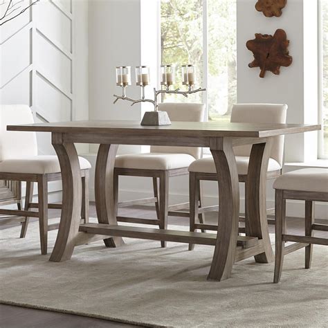 Riverside Furniture Sophie 76-Inch Counter Height Table in Natural ...