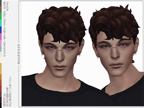 Sims 4 male curly hair - netfam