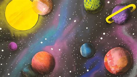 Galaxy Art | Galaxy art, Art lessons elementary, Art club projects