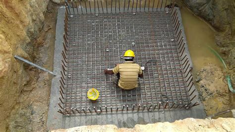 Placing Rebar In Footings