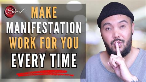 The SECRET to Make Your Manifestation WORK for You EVERY Single Time ...