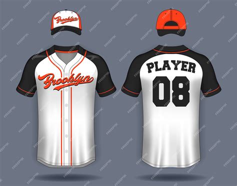 Premium Vector | Baseball t-shirt mock up.