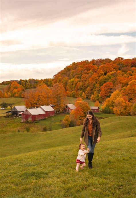 Fall Foliage at a Charming Farm in Woodstock, Vermont | By Georgia ...