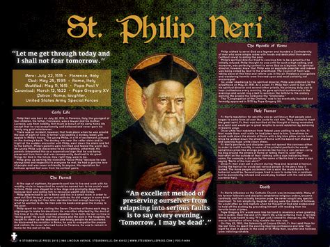 St. Philip Neri Explained Poster (POS-F449) - Steubenville Press