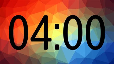 4 Minute Timer with Alarm - YouTube