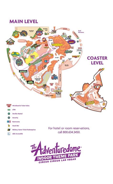 Adventuredome Map - Adventuredome Map Adventuredome Map | Map, Las ...