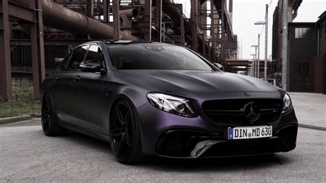 Mercedes E63 AMG - BLACK WHEELS - YouTube