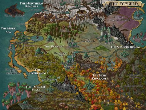 The Feywild | Inkarnate - Create Fantasy Maps Online