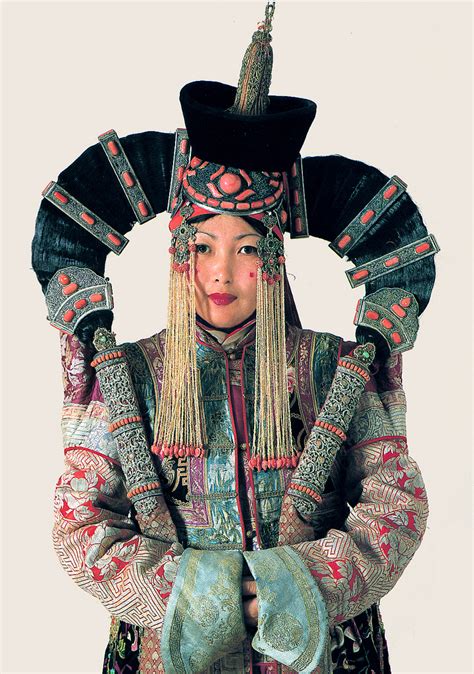 Local style: Traditional headdresses of the Mongolian women