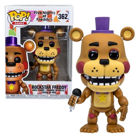 Five Nights At Freddy's Rockstar Freddy FNAF Funko Pop #362 Games Brand ...