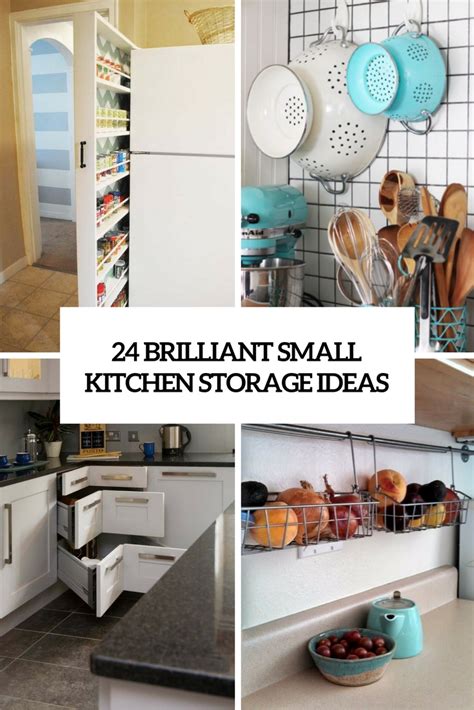 24 Creative Small Kitchen Storage Ideas - Shelterness