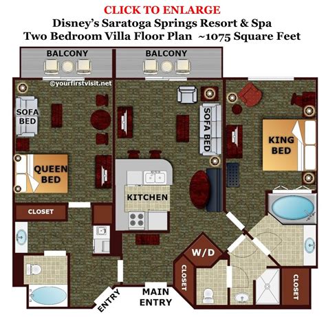 Saratoga Springs Disney 2 Bedroom Villa