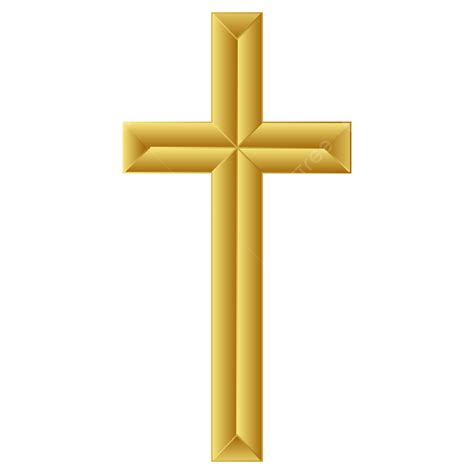 Holy Spirit Vector PNG Images, Religious Gold Baptism Cross Holy Spirit ...