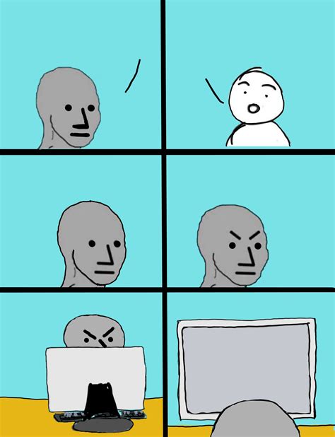 NPC Computer Blank Template - Imgflip