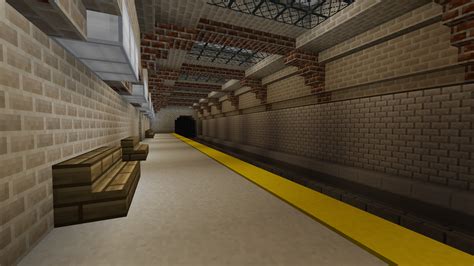 Minecraft Train Station Underground - img-befuddle