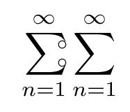 math mode - Customized summation symbol - TeX - LaTeX Stack Exchange