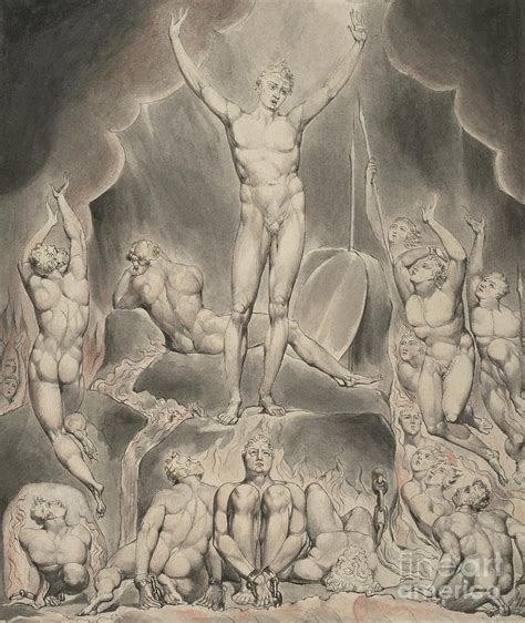 Satan Calling Up His Legions Painting by William Blake - Pixels