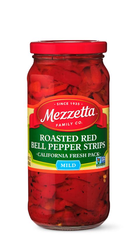 Roasted Red Bell Pepper Strips – Mezzetta