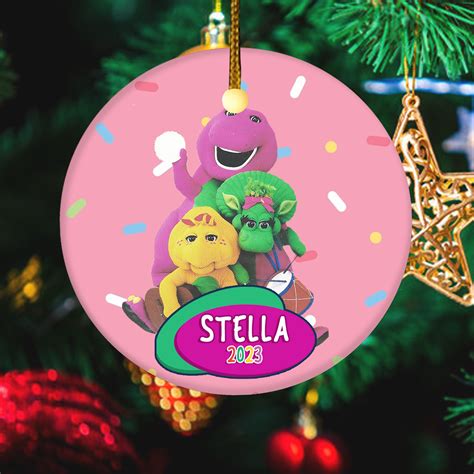 Personalized Barney and Friends Christmas 2023 Ornament, Ba - Inspire ...