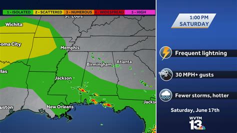 Strong storms return to Alabama Friday