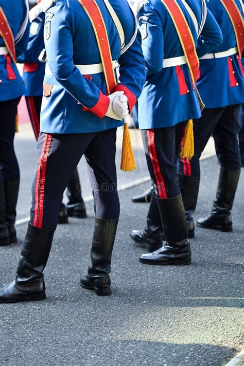 Guard of Honor during a Military Ceremony Stock Image - Image of ...