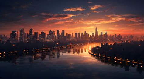 1920x1200 Resolution Aesthetic Cityscape 4K Sunset 1200P Wallpaper ...