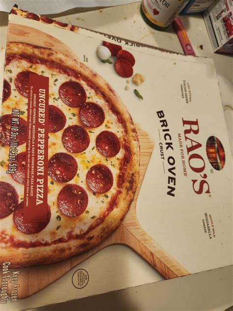 Rao's frozen pep pizza : r/frozendinners