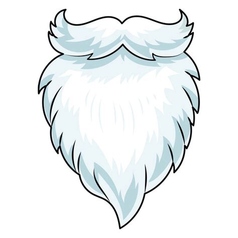 Santa Claus Beard Sticker - Sticker Mania