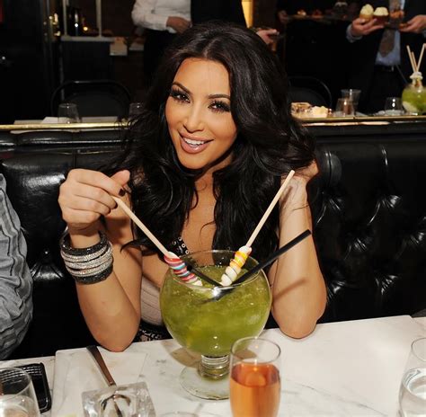 Kim Kardashian sipped a Lollipop Passion Goblet at Sugar Factory. Sugar ...