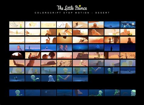 .THE LITTLE PRINCE. #7 Final colorscript of the desert, STOP MOTION ...