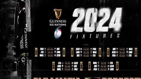 Six Nations 2024 Fixtures Guide - Image to u