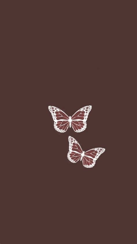 Brown butterflies | Aesthetic iphone wallpaper, Love wallpaper ...