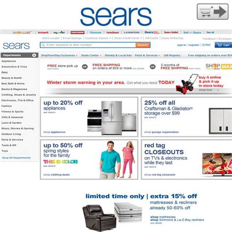 Sears | Online stores for Department stores | Best online stores ...