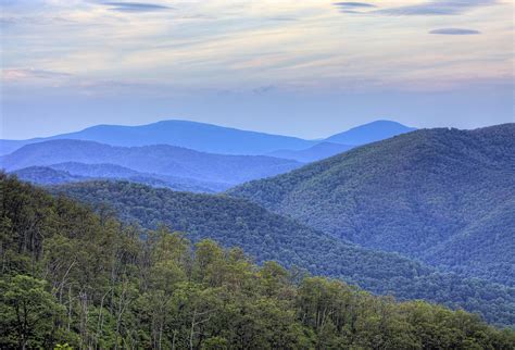 Blue Ridge Mountains Of Shenandoah National Park Virginia Photograph by ...