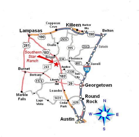 "Map | Directions | Killeen | Harker Heights |Ft. Hood TX | Southern ...