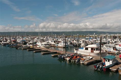 Boats Docked At Small Boat Harbor Photograph by John Elk | Pixels