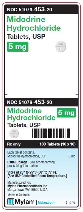 Midodrine Hydrochloride Information, Side Effects, Warnings and Recalls