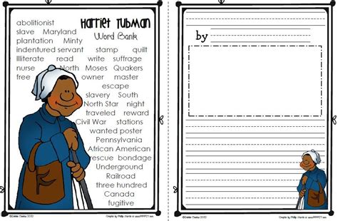 Sailing Through 1st Grade: Harriet Tubman | History worksheets, 1st ...