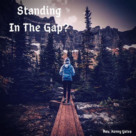 Standing In The Gap? - HoldToHope