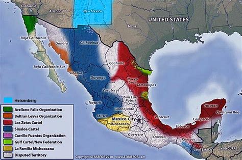 Mexican Drug Cartel Territory [900 × 598] : r/MapPorn