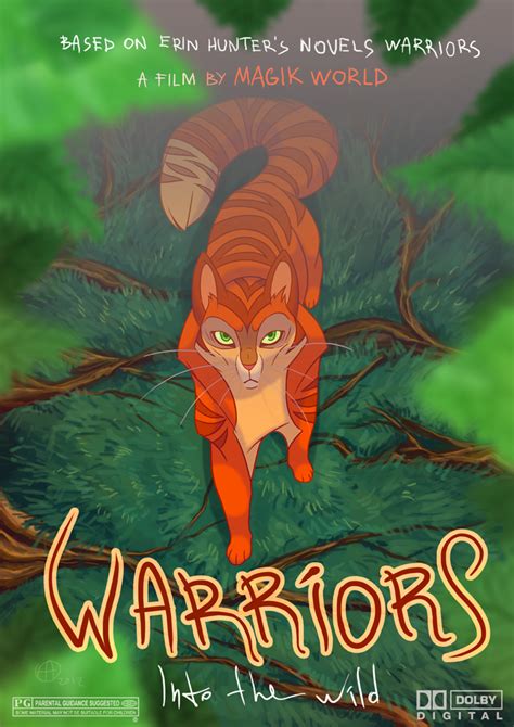 WARRIORS into the wild Movie POSTER | Warrior cats, Warrior cats books ...